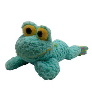 Hug & Luv Frog lying down Easter bow eggs chicks feet 18" Plush Stuffed Animal